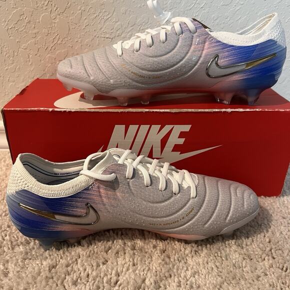 Nike Tiempo Legend 10 Elite FG NU2 Vast Gray/Racer Blue 2025 Limited Size 6.5 main image 5